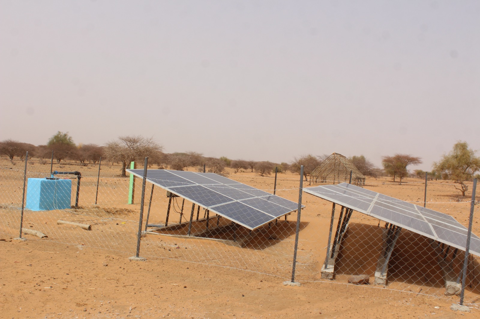 Panneaux solaires pour pompage hydraulique